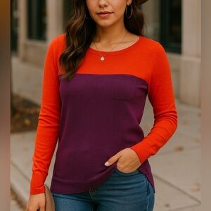 GAP Vibrant red/ purple Sweater